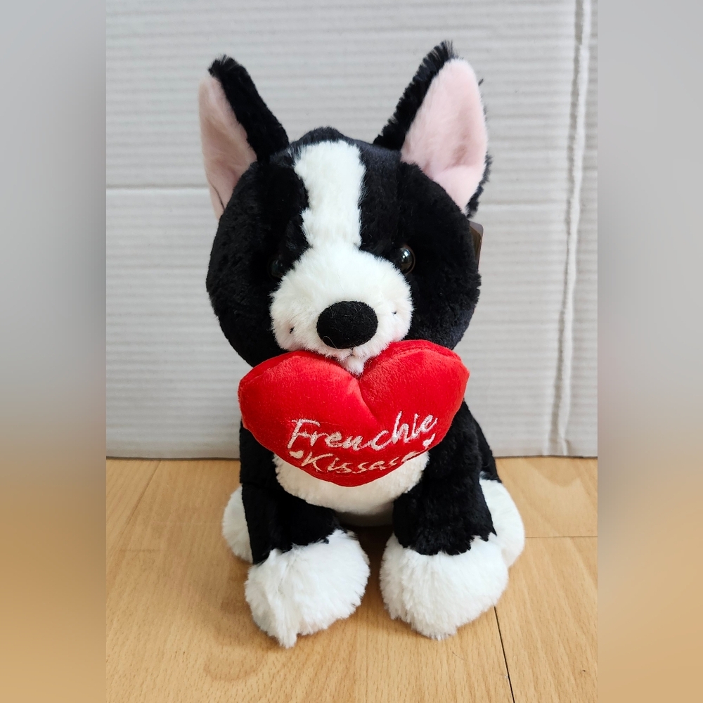 10" Frenchie Kisses Puppies (Retired) by Aurora New with Tags Plush